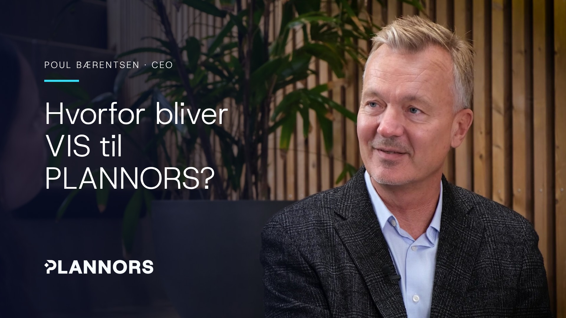 Poul Bærentsen, CEO i PLANNORS
